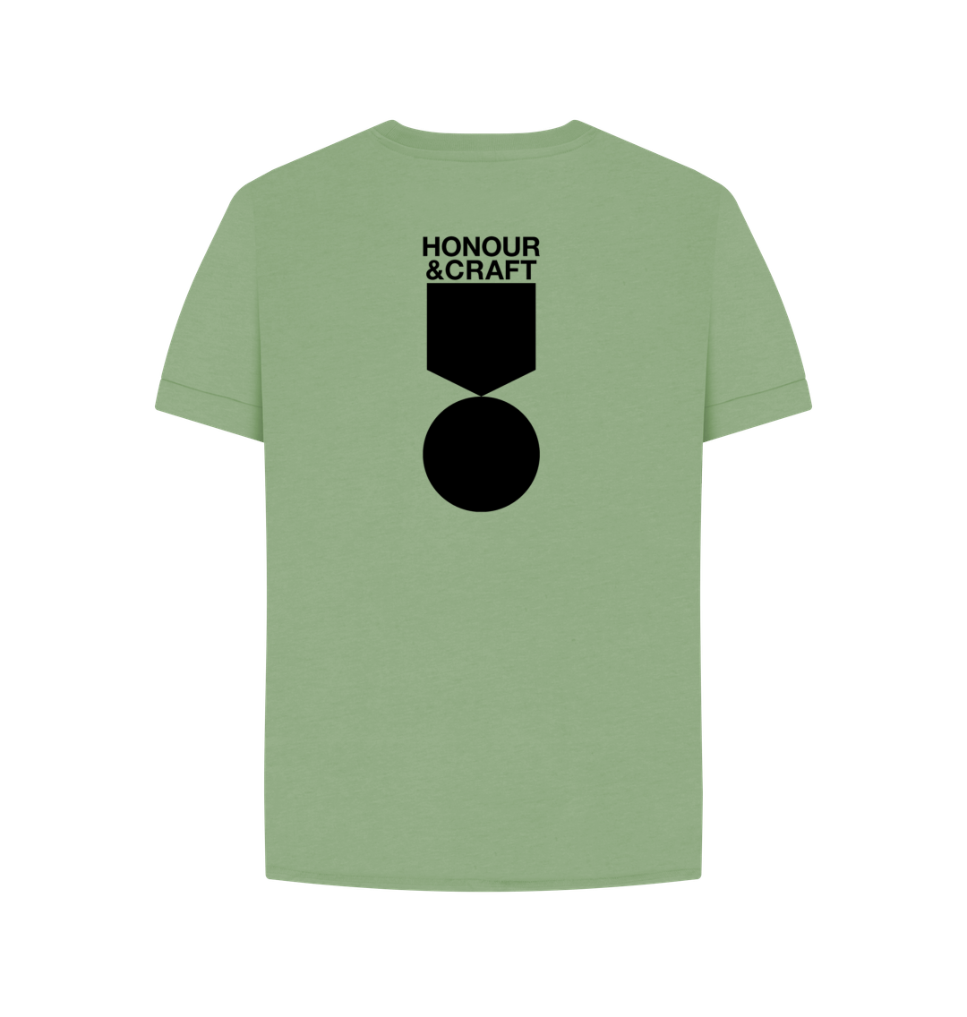 Honour & Craft Women's Relaxed Fit Organic Cotton Tee