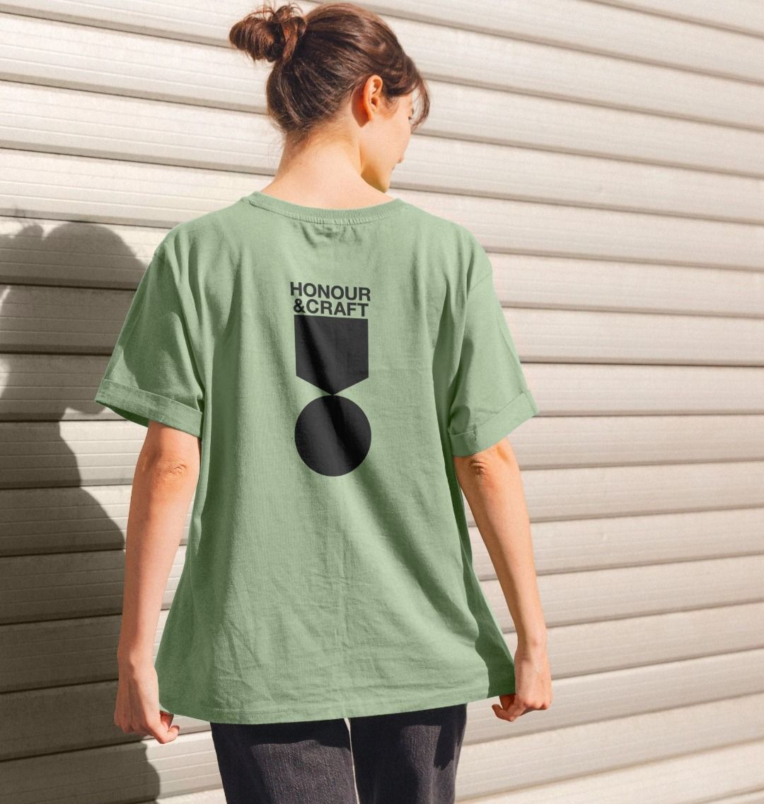 Honour & Craft Women's Relaxed Fit Organic Cotton Tee