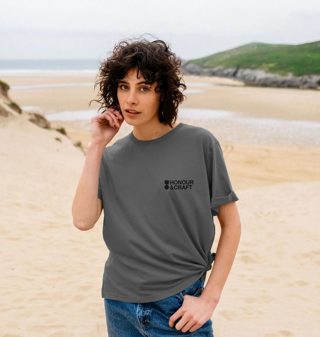 Honour & Craft Women's Relaxed Fit Organic Cotton Tee