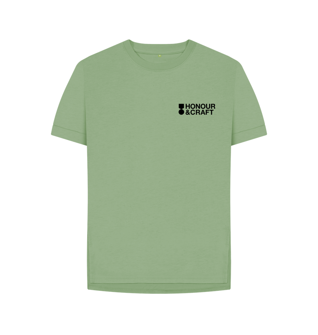 Sage Honour & Craft Women's Relaxed Fit Tee