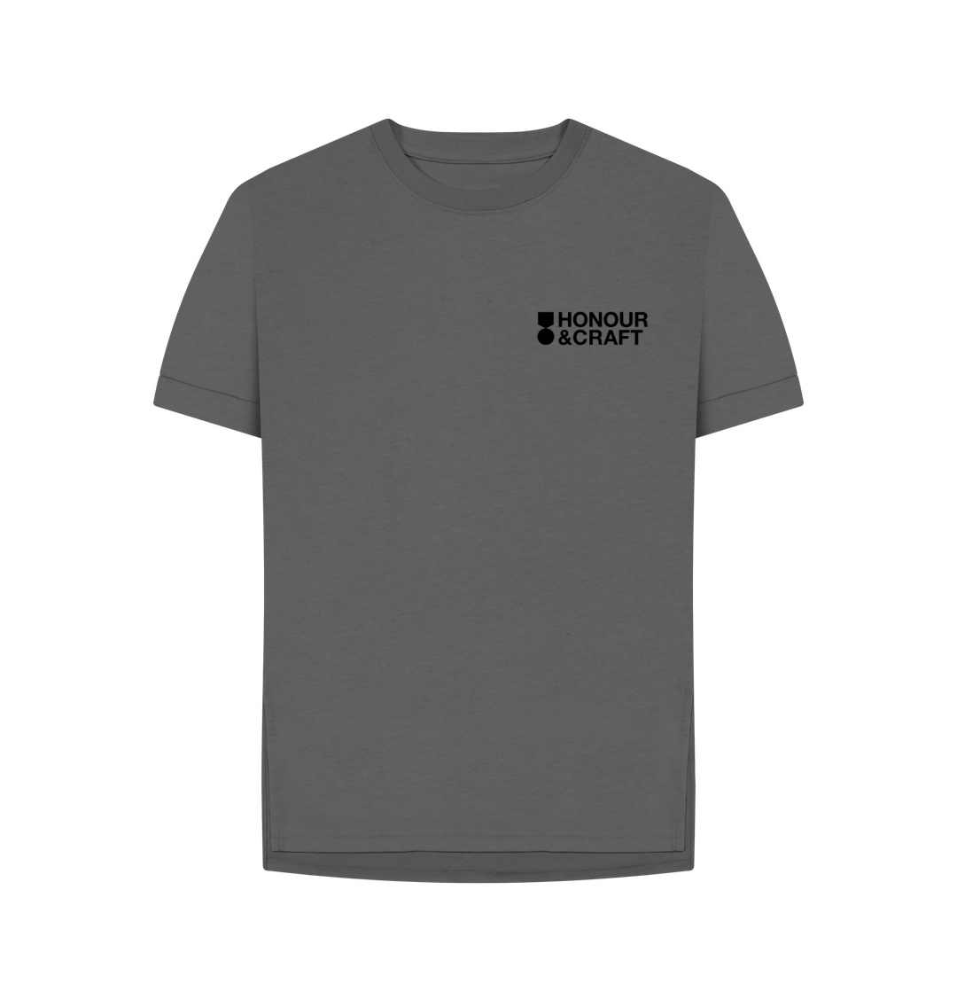 Slate Grey Honour & Craft Women's Relaxed Fit Tee