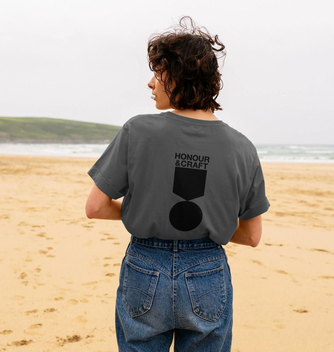 Honour & Craft Women's Relaxed Fit Organic Cotton Tee