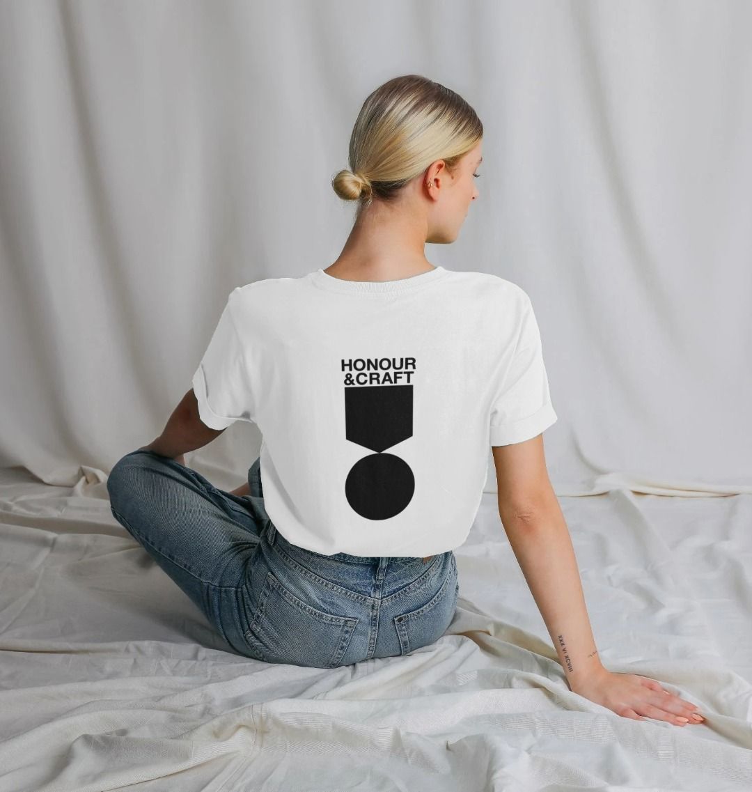 Honour & Craft Women's Relaxed Fit Organic Cotton Tee