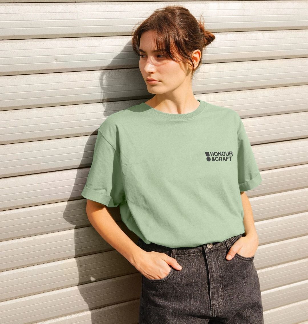 Honour & Craft Women's Relaxed Fit Organic Cotton Tee