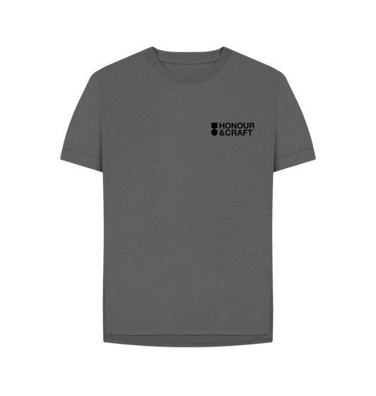 Slate Grey Honour & Craft Women's Relaxed Fit Tee